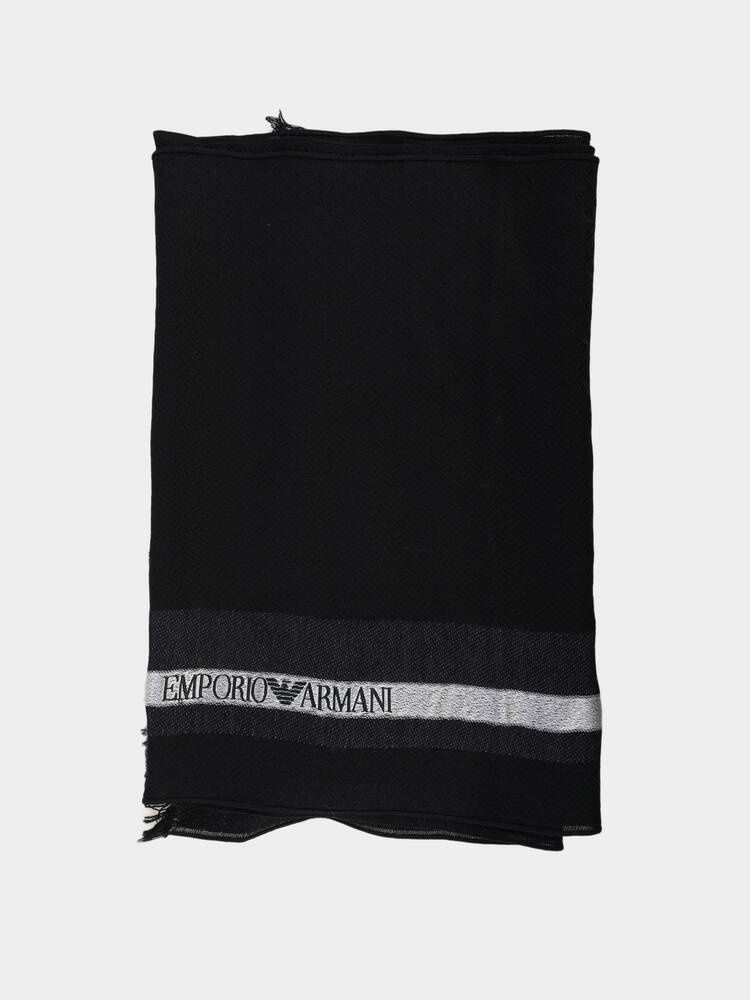 Шарф Emporio Armani шерсть 100 x 15 см