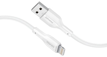 Кабель Promate USB Type-A (F), Lightning, 2 м, XCord-Ai200 белый