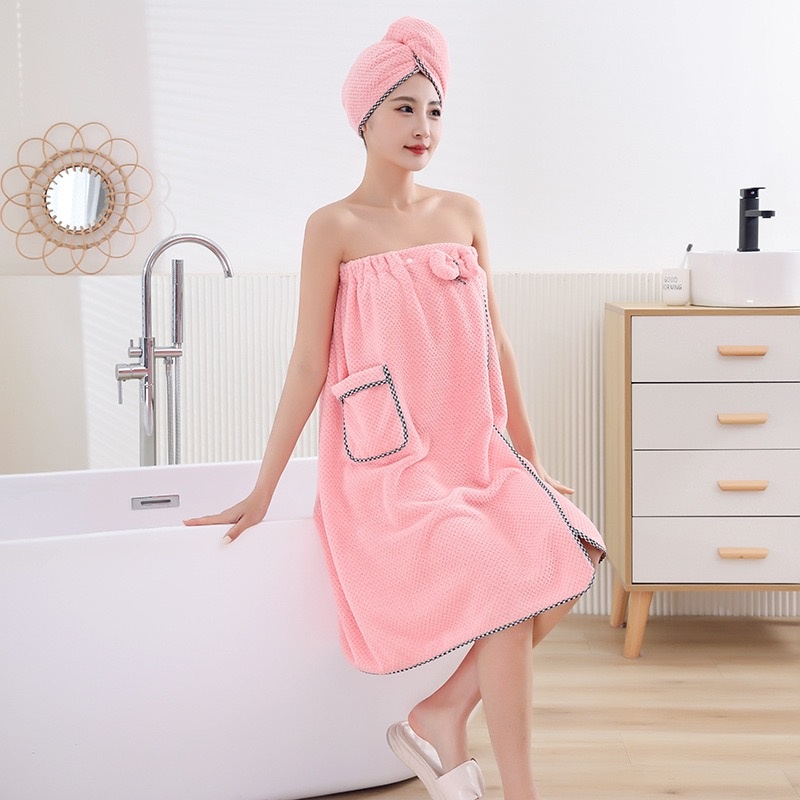 Полотенце-пончо NurayWear 80x140 см, хлопок, 1 шт,