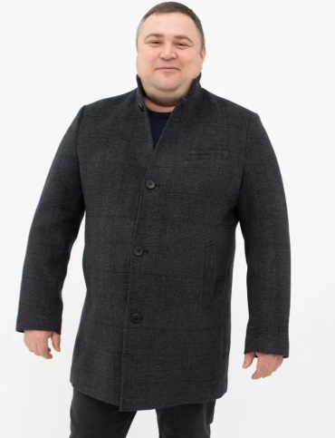 Пальто серый