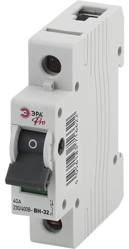 ЭРА рубильник 1P 40 A, 40 кА, 220/380 В