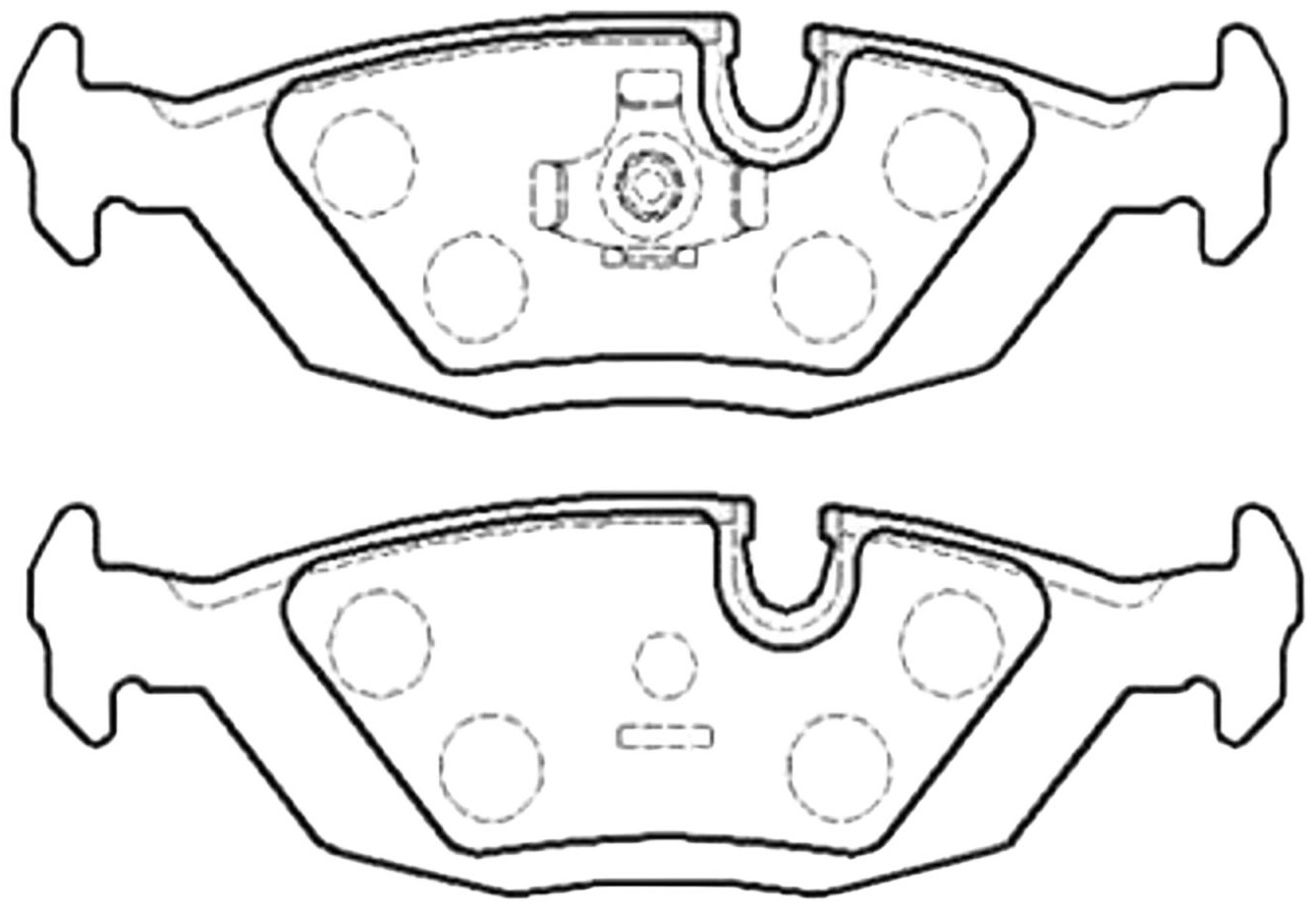 Колодки HSB задние HP5259