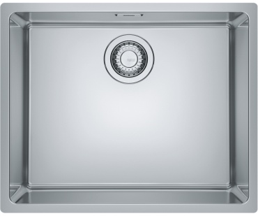 Кухонная мойка Franke FEX 110-50 стоп вент. 54х44х20 см, нержавеющая сталь, тон серый