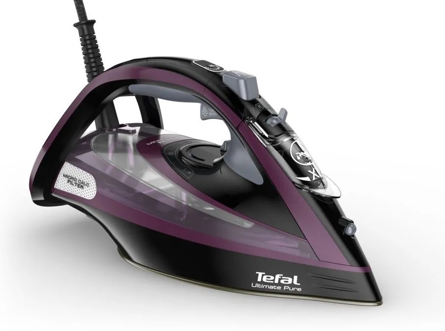 Утюг Tefal FV9835E0 Ultimate Pure черный, фиолетовый