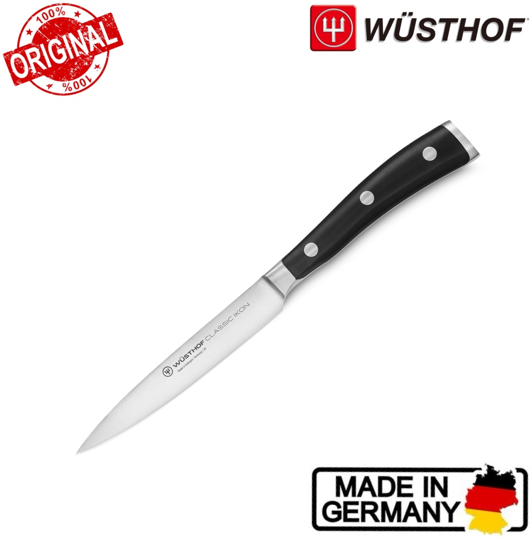 Для овощей и фруктов WUSTHOF Classic Ikon Utility Knife 11.4 см, лезвие: углеродистая сталь 1 шт