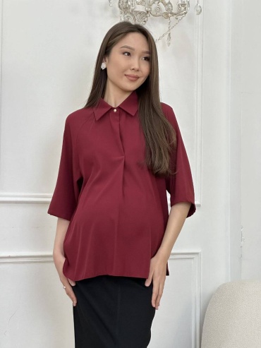 Блузка Sweetmama.kz бордовый