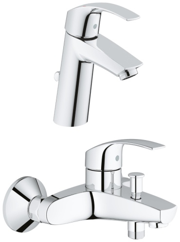 Смеситель Grohe Eurosmart комплект, M-size, латунь, цвет хром