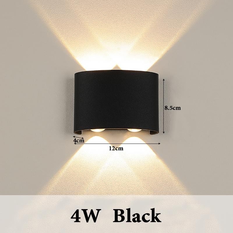 Бра настенный LED LED, черный