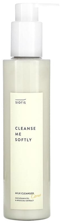 Sioris Cleanse Me Softly Milk, очищающее средство, цитрус, 200 мл молочко для снятия макияжа 200 мл