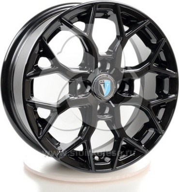 Tech-Line 1419 BL 60.1 5.5x14/4x100 D60.1 ET43 4 диска черный, серебристый, графит