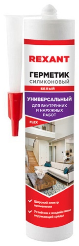 Герметик REXANT 89-0923, цвет белый 280 мл