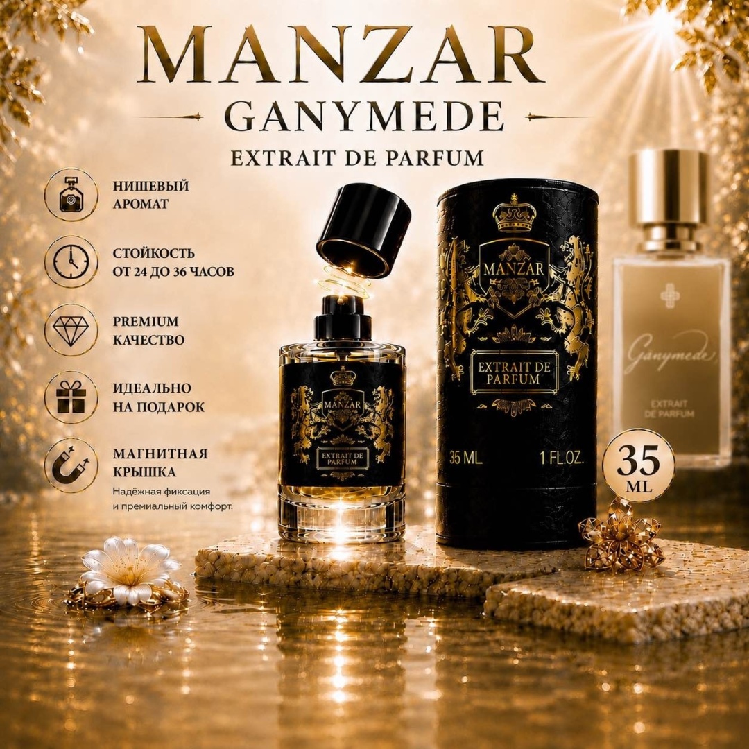 MANZAR Ganymede экстракт духов Extrait de Parfum 35 мл, унисекс