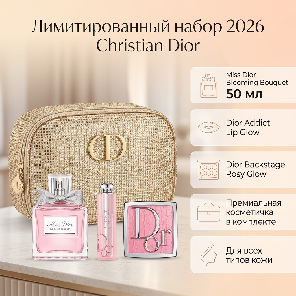 Dior Лимитированный набор 2026 набор декоративной косметики для женщин