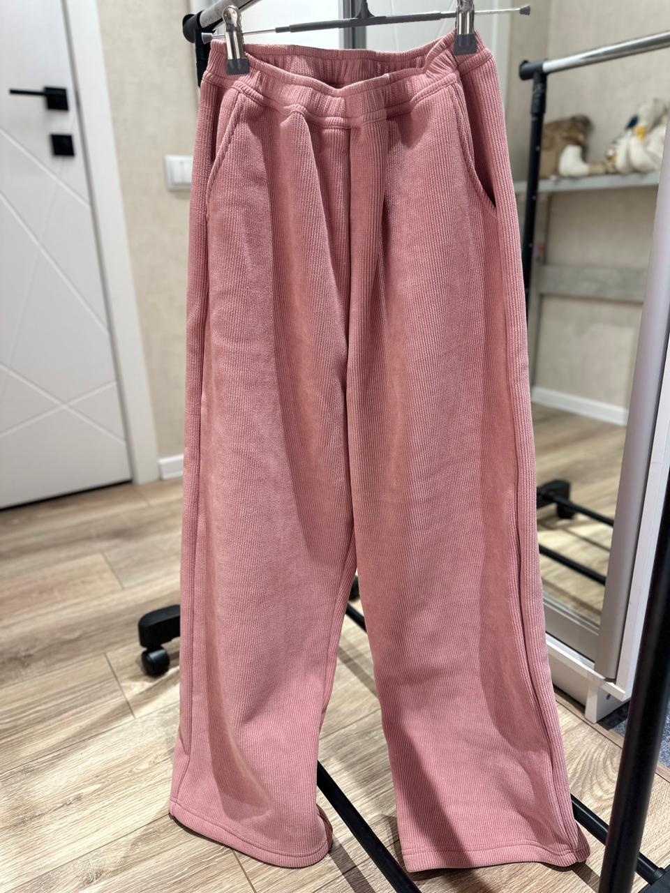 Повседневные брюки NBYF Kids розовый