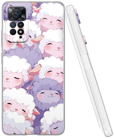 Чехол Mcover для Redmi Redmi Note 11 Pro, Redmi Note 12 Pro рисунок
