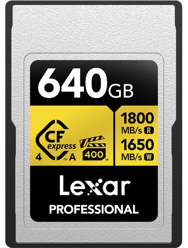 Карта памяти Lexar CFexpress Type A LCAGOLD640G-RNENG 640 Гб