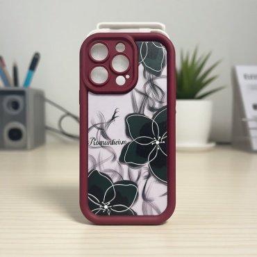 Чехол ADR.SADYR для Apple iPhone 16 Pro Max бордовый