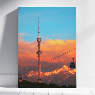 PEMIKAN CRAFT картина Канатная дорога на закате 50x70 см