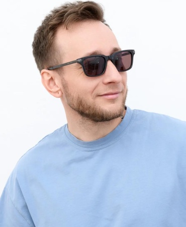 MARC JOHN солнцезащитные очки треугольные однотонные