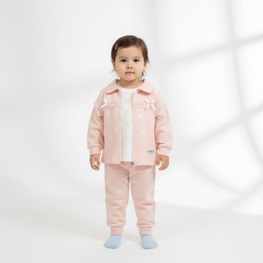 Комплект Aylinka baby белый, розовый