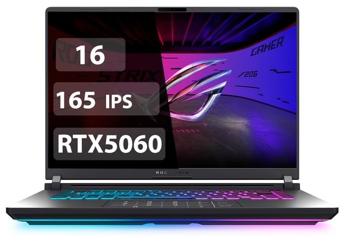 Ноутбук ASUS ROG Strix G16 16" / 16 Гб / SSD 1000 Гб / Без ОС / 90NR0N61-M001C0