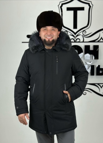 Пуховик ТОН САРАЙЫ черный