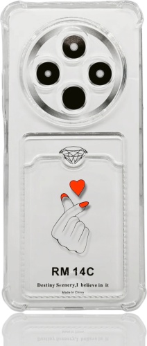 Чехол для Xiaomi Redmi 14C прозрачный