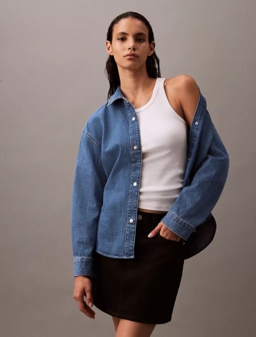 Рубашка Calvin Klein синий
