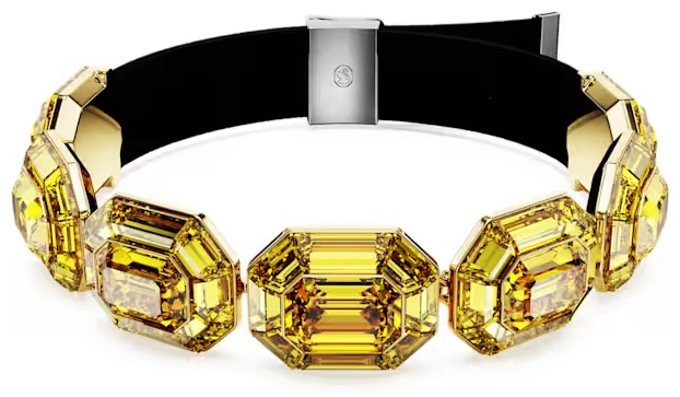 Swarovski длина 44 см текстиль, кристаллы Swarovski