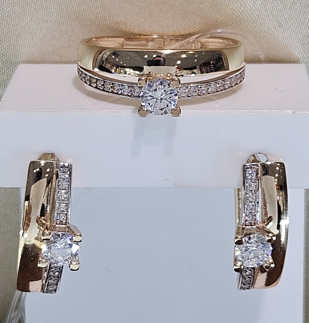 Gaukhar Jewelry GJ1083-S вес 5.15 г золото, фианит