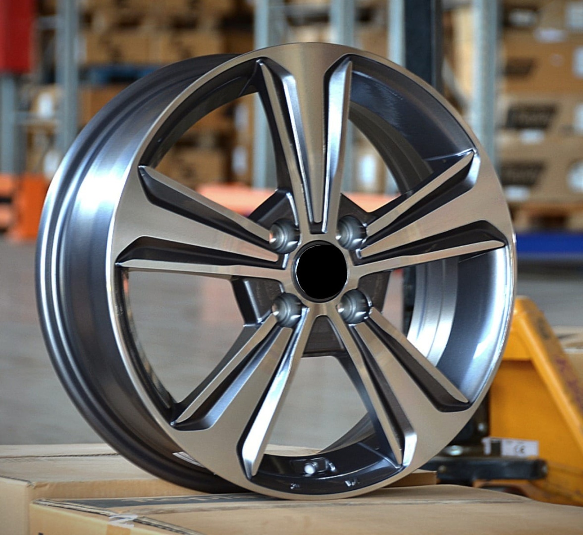 Rainbow Dance HYUNDAI Solaris/ KIA Rio/KIA Rio X-Line. 6x16/4x100 D54.1 ET52 4 диска серый, серебристый