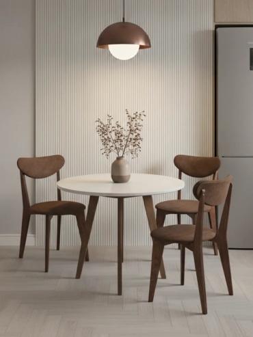 Комплект стульев Furnica Home, 83x43x43 см, коричневый 3 шт.