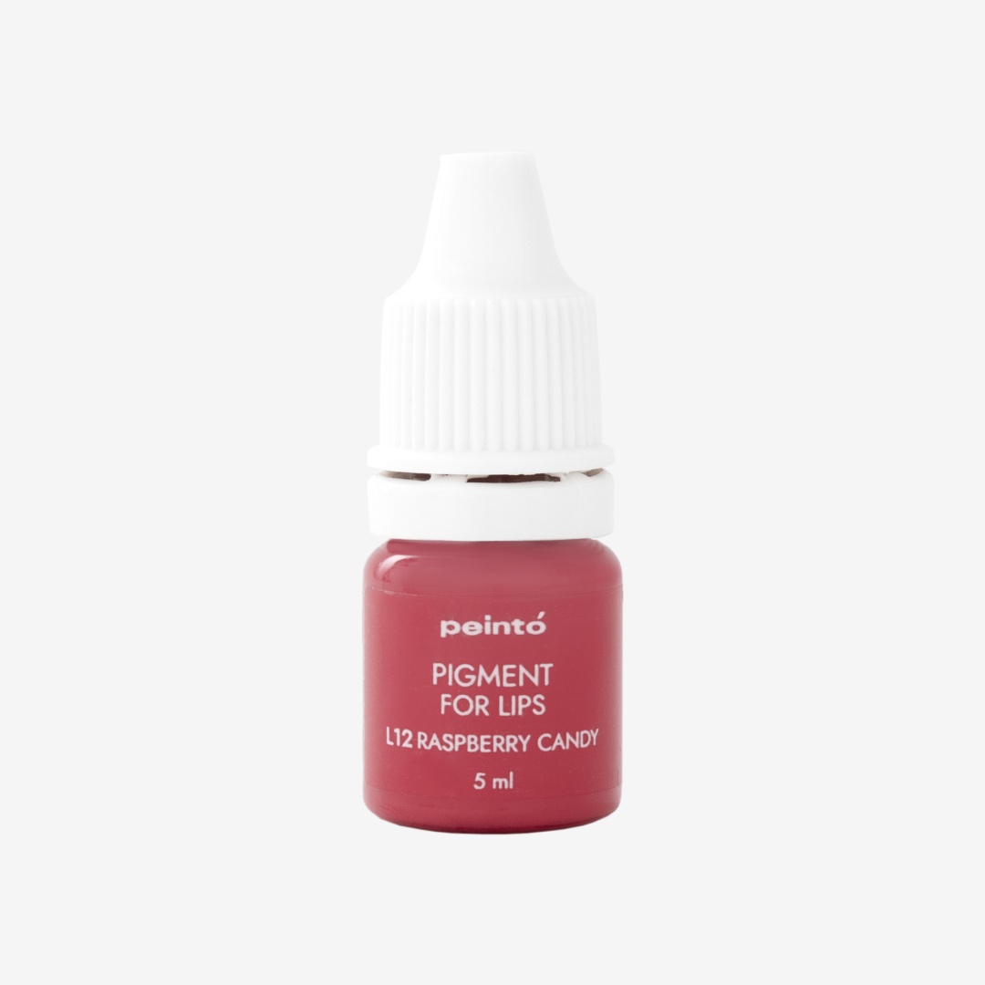 Peinto для губ L12 Raspberry Candy пигмент розовая фуксия 5 мл