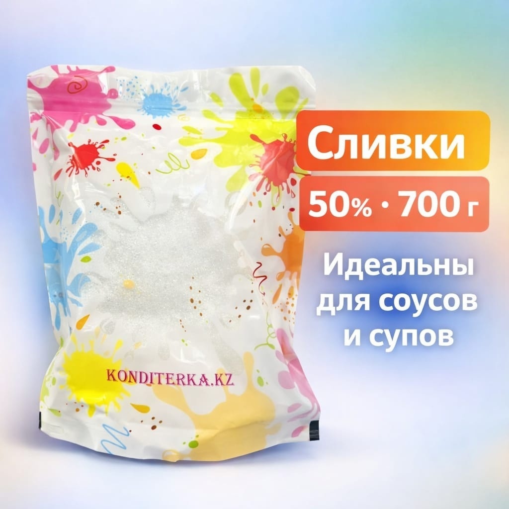 Konditerka.kz сухие сливки 50% 700 г
