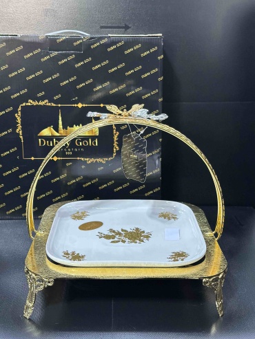 Dubay gold тортница dubay gold ом-98 квадратная 1 шт