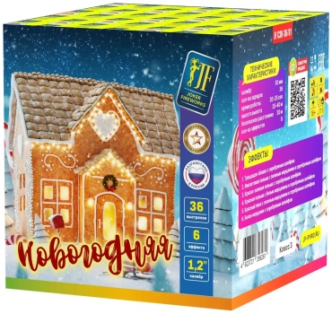 Joker Fireworks Новогодняя JFC30-36/01, залпов 36