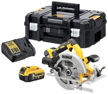 Дисковая пила DeWALT DCS570P2-QW, аккумуляторная