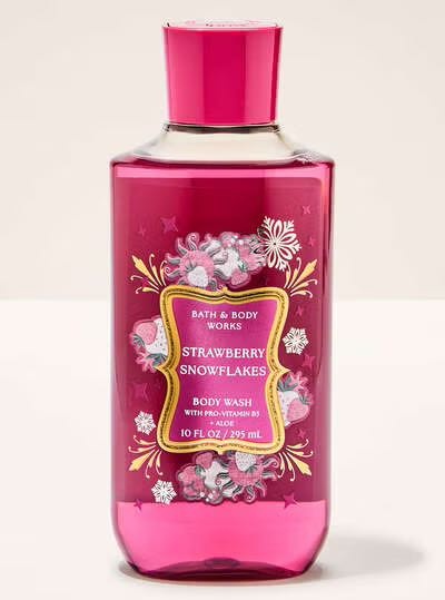 Bath & Body Works Strawberry Snowflakes гель 295 мл