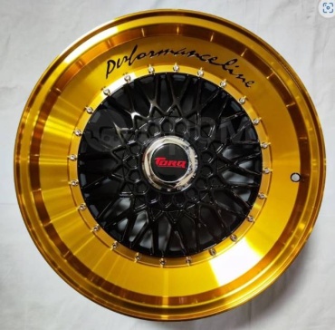 Rainbow Dance BBS PerformanceLine 8x17/5x114.3 D73.1 ET32 4 диска черный, золотистый
