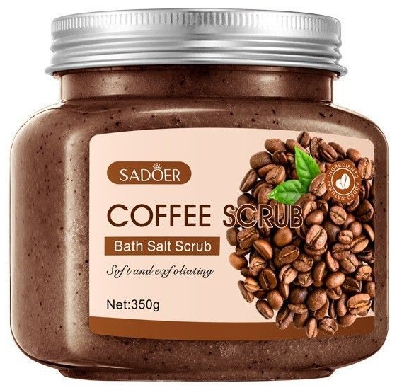 SADOER скраб Coffee Exfoliating Cleansing Scrub Cream Кофейный для тела 350 мл