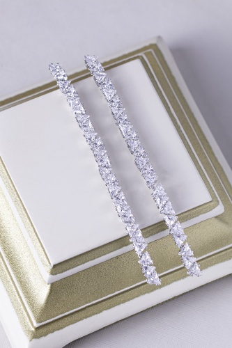 Серьги Lady accessories бижутерный сплав, стекло
