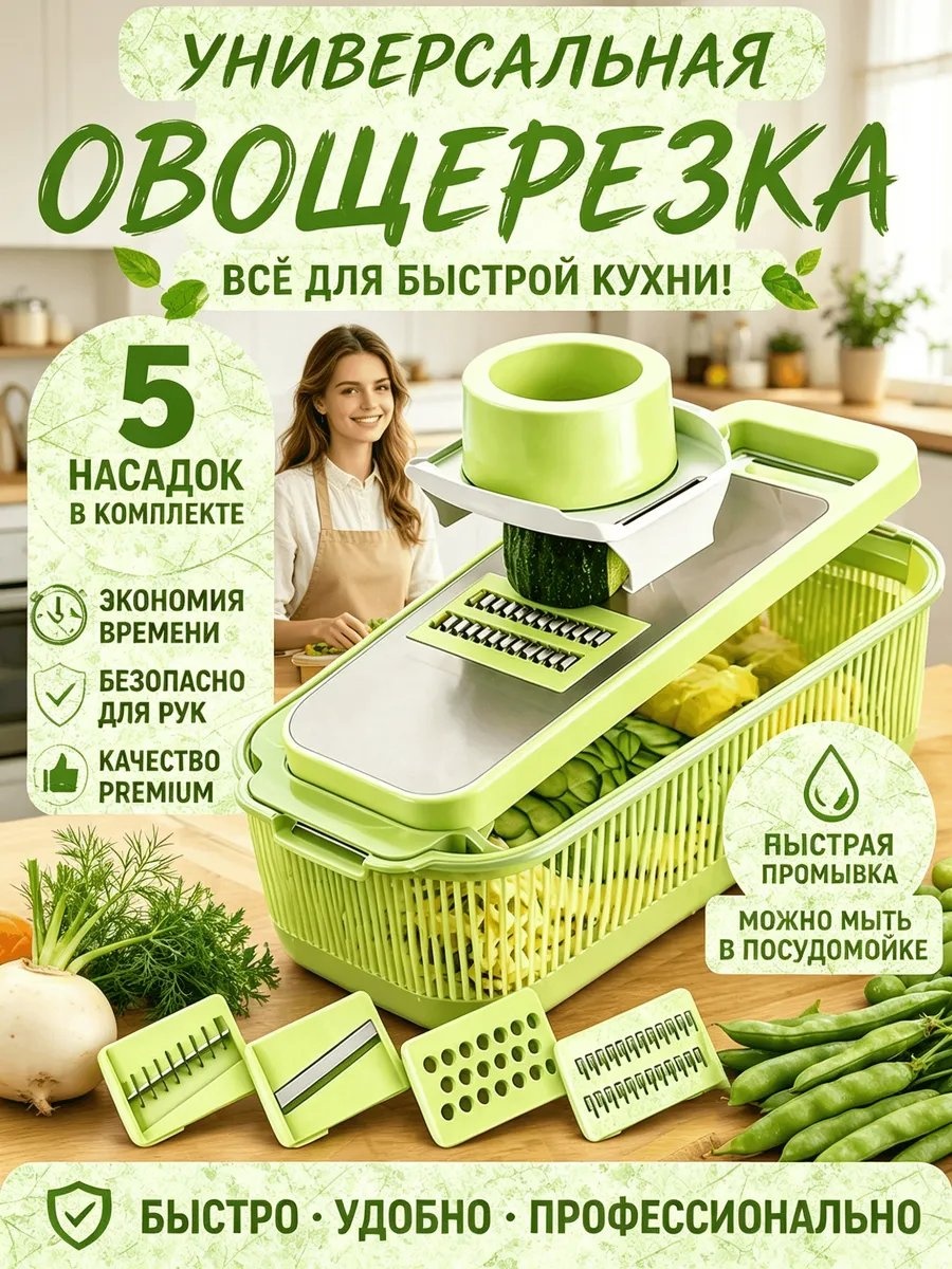 Овощерезка 1000601667, пластик
