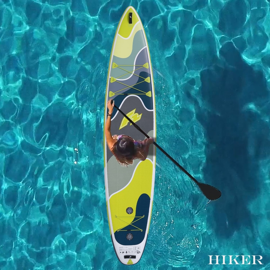 Доска Funwater SUP04K024A 2024, 2025 381 желтый, зеленый, синий
