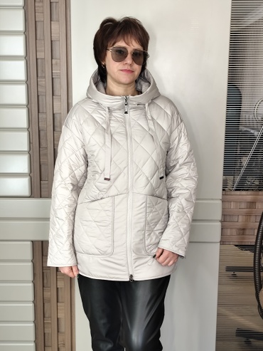 Демисезонная куртка Bogema Store белый