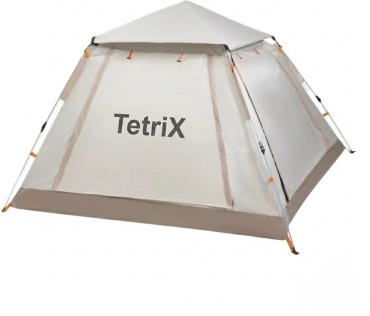 Палатка TetriX T-74389 кемпинговая количество мест: 7 хаки