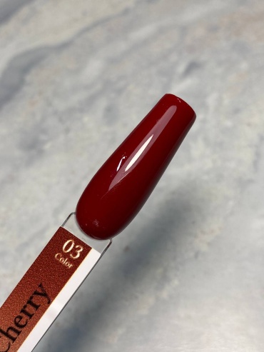 M&K nails гель-лак One Step Podo Cherry 03 камуфлирующее 10 мл