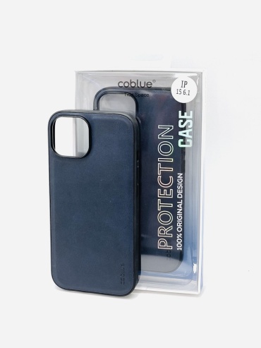 Чехол Coblue для Apple iPhone 15 синий