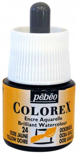 Акварельные PEBEO 341024 yellow ochre 1 шт 45 мл
