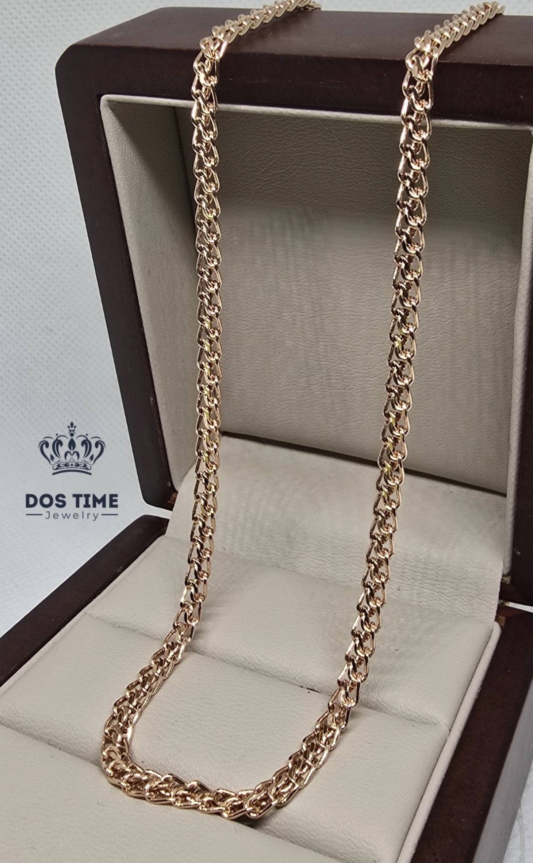 DOS TIME 527649347 длина 50 см, вес 5.7 г золото, плетение царь