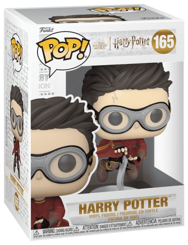 Funko POP! Harry Potter POA Harry Potter w/Broom (Quidditch) (165) 10 см 1 шт